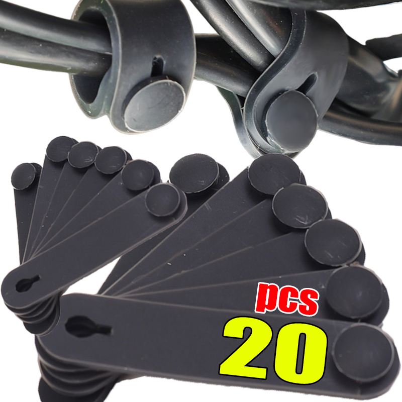 Brake Line Motorcycle - 1-20 ชิ้นรถจักรยานยนต์ยางกรอบการรักษาความปลอดภัยสายเคเบิลสายไฟสายไฟผูกเบรกผูกสายคลัตช์ยืดหยุ่นแก้ไขอุปกรณ์อัตโนมัติ