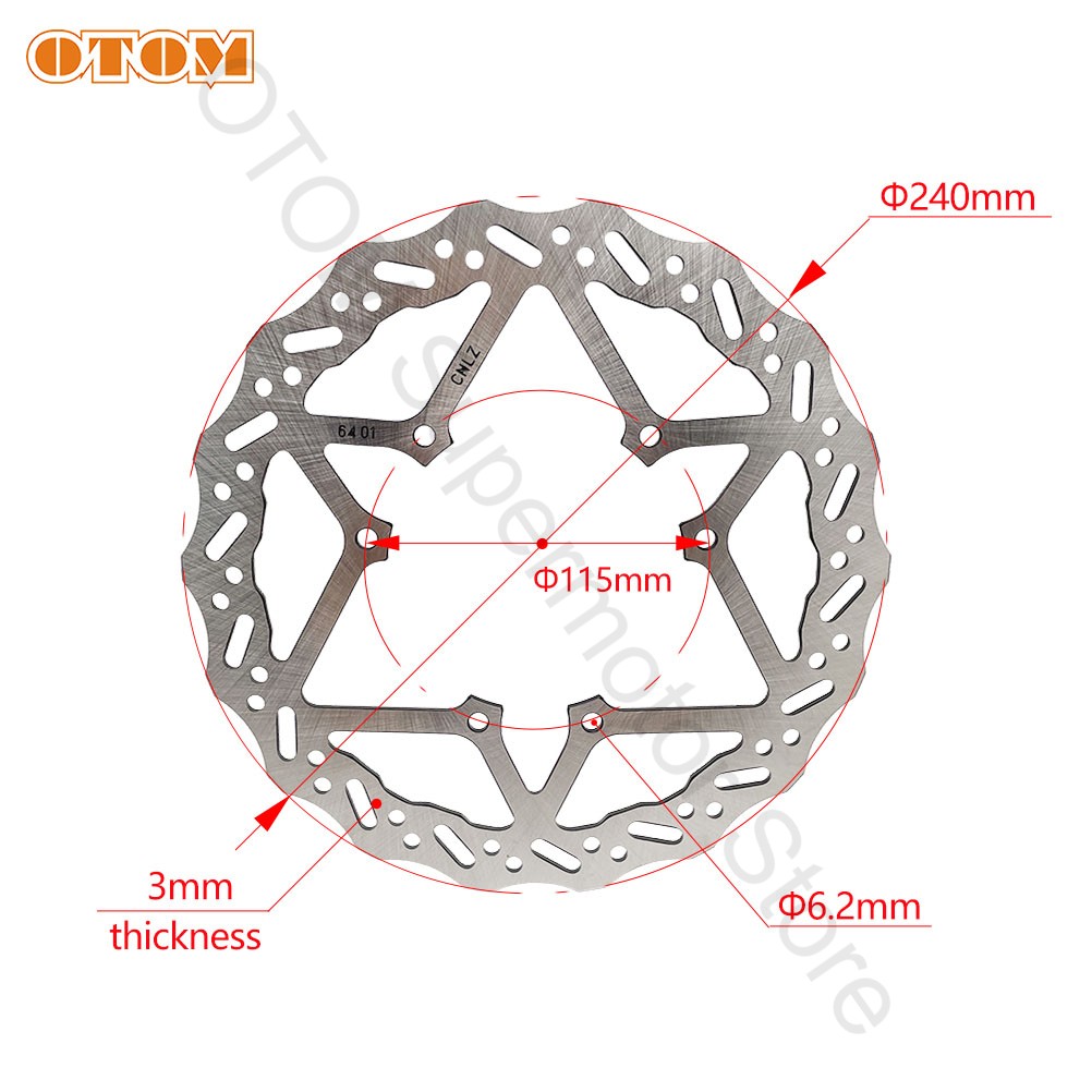 จานเบรกหน้า-หลังสำหรับรถมอเตอร - Brake Disc Motorcycle บทวิจารณ์และราคา